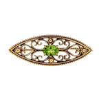 Broche met peridoot 9 krt, Ophalen of Verzenden, Nieuw
