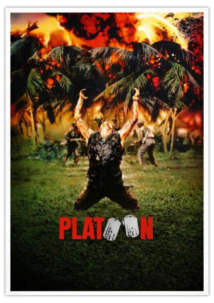 Posters - Poster Platoon - Platoon, Verzamelen, Muziek, Artiesten en Beroemdheden, Zo goed als nieuw, Verzenden