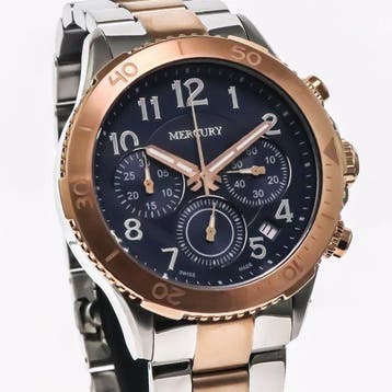 Mercury - Swiss Chronograph - ME390-SR-9 - Zonder, Nieuw