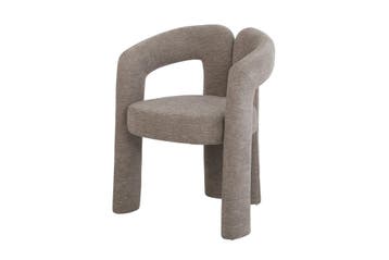 Stoel ARCH greige teddyfleece fauteuil - 70011, Ophalen of Verzenden, Nieuw