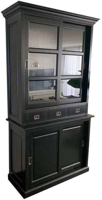 Buffetkast zwart Sittard 120cm, Ophalen of Verzenden, Nieuw