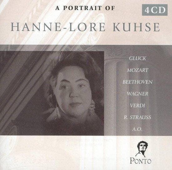Ponto - Hanne-Lore Kuhse - Portrait of (4CD), Cd's en Dvd's, Dvd's | Klassiekers, Ophalen of Verzenden