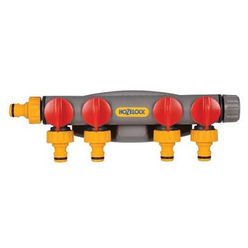 Waterverdeler | Hozelock | 4-weg (3/4”, 1/2”, 1”), Verzenden, Nieuw