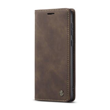 CaseMe book case leer - Samsung Galaxy A35 - bruin, Verzenden, Nieuw