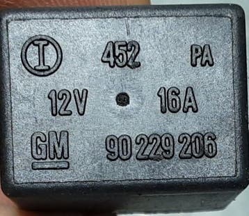 Relais Opel, Saab 9-3 9-3 I (YS3D), Hatchback, 1998 / 200..., Auto-onderdelen, Interieur en Bekleding, Verzenden, Gebruikt, Saab