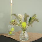 Glas Vaas Tafelvaas Hyacint Fleur Clear klein model Ø7x9 cm, Ophalen of Verzenden, Nieuw