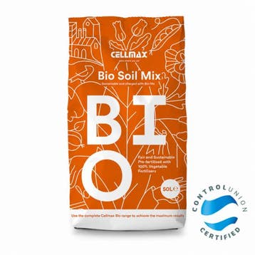 Cellmax Biologische Potgrond Bio Soil Mix 50L, Verzenden