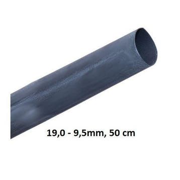 Krimpkous zwart universeel 19,0 - 9,5mm, per stuk (50 cm), Ophalen of Verzenden, Nieuw