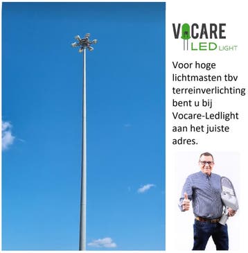 Polygonale heavy duty stalen highmast / lichtmast 30m1 m..., Nieuw