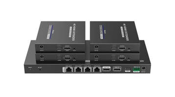 4K 60Hz HDMI 4 poort extender + splitter over UTP - Huismerk, Ophalen of Verzenden, Nieuw