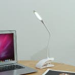 2dekans | Moderne LED lamp met Klemspot 230x410mm Wit – USB,, Ophalen of Verzenden, Nieuw