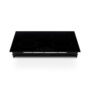 Montpellier MINH59 Inductie-kookplaat 59 cm Zwart, Nieuw, Inbouw, Inductie, 4 kookzones
