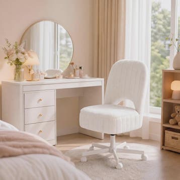 Comfortabele Make-up Stoel met Opbergruimte, Verstelbaar & O, Verzenden, Nieuw