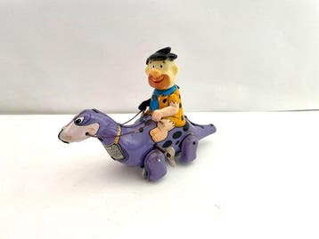 Marx - Blikken speelgoed - Fred Flintstone on Dino -