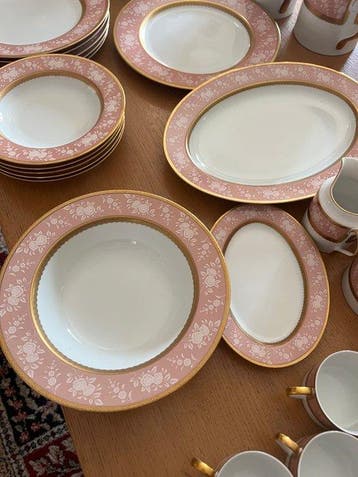 Gallery Collection - Tafelservies - Porselein, Goud