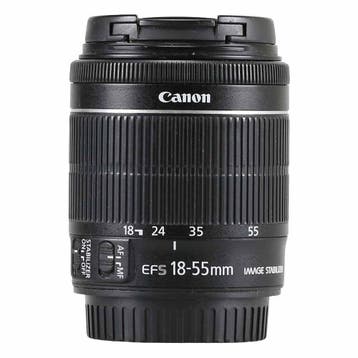 Canon EF-S 18-55mm f/3.5-5.6 IS STM met garantie, Audio, Tv en Foto, Ophalen of Verzenden, Gebruikt
