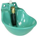 Suevia 60 gietijzeren drinkbak, met messing staafventiel, Verzenden