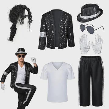 Michael Jackson Kostuum Set - Popster Cosplay Outfit voor Ki, Verzenden, Nieuw