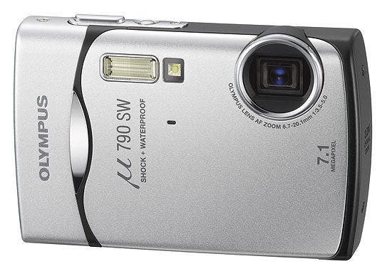 Olympus Mju µ 790 SW Digitale Compact Camera - Zilver, Audio, Tv en Foto, Fotocamera's Digitaal, Zo goed als nieuw, Verzenden