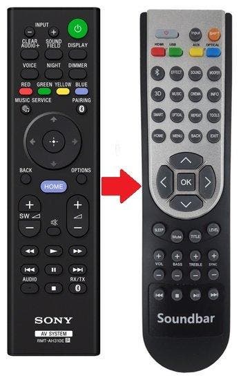 Alternatieve Sony RMT-AH310E afstandsbediening, Verzenden, Nieuw