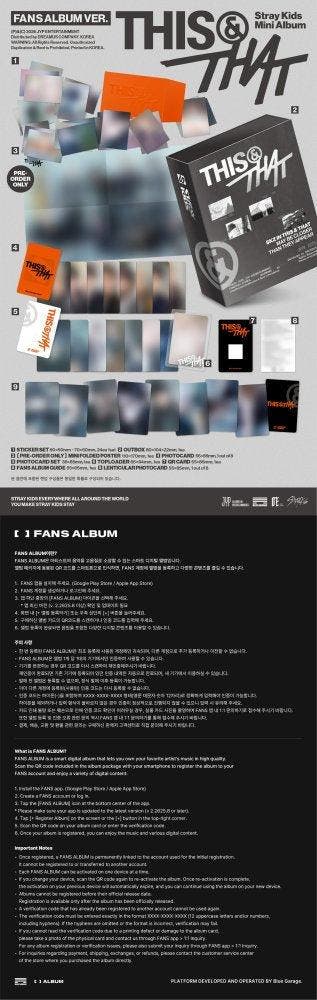 kpop merchandise - Stray Kids - This &amp; that (accessoi..., Verzenden, Zo goed als nieuw