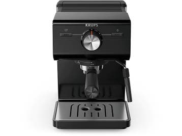 Krups -   Authentic C50 Pistonmachine - Zwart, Witgoed en Apparatuur, Verzenden, Nieuw, Combi, Gemalen koffie