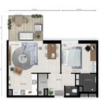 Appartement in Roosendaal gevonden voor €975,- pm, Huizen en Kamers, Huizen te huur, Direct bij eigenaar, Roosendaal, Noord-Brabant
