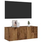 vidaXL Tv-wandmeubel 80x30x30 cm bewerkt hout oud, Verzenden, Nieuw, Overige houtsoorten