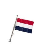 RVS 316 Vlaggenstok 62 cm Compleet met Houder en Nederlandse, Ophalen of Verzenden, Nieuw