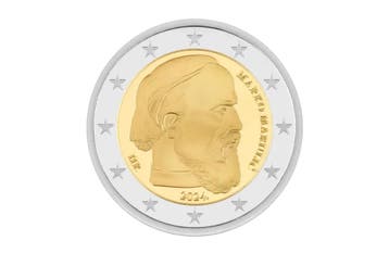 2 euro Marko Marulic 2025 in coincard- Kroatië, Verzenden