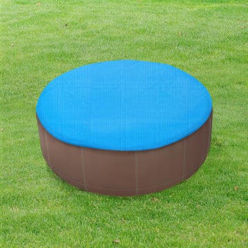 Zwembadafdekking Ferrarno zonnedoek rond PE blauw 549 cm [en, Tuin en Terras, Zwembad-toebehoren, Verzenden, Nieuw