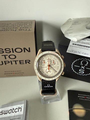 Omega x Swatch - Mission to Jupiter, - Zonder minimumprijs -, Nieuw