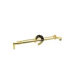 Gouden broche van een hoefijzer, Ophalen of Verzenden, Gebruikt, Overige kleuren, Goud