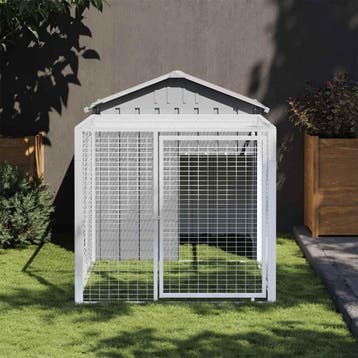 Kippenren gegalvaniseerd staal | Tweedekansje | OP=OP, Dieren en Toebehoren, Ophalen of Verzenden, Zo goed als nieuw, Kippenhok of Kippenren