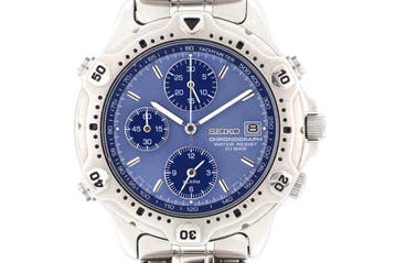 Seiko - Quartz Chronograph Alarm 10 BAR - Zonder