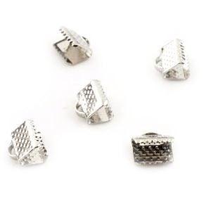 5 x Veter lint klemmetje 7,5 x 8 mm – zilverkleur, Ophalen of Verzenden, Nieuw, Overige typen