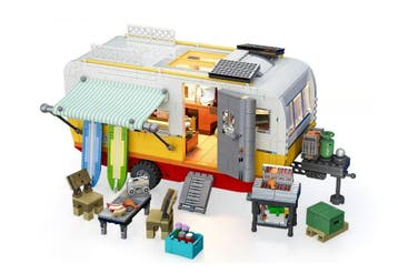 LUMIBRICKS Travel Trailer met LED-verlichting - 1325 onde..., Verzenden, Nieuw