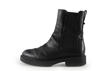 Manfield Chelsea boots in maat 38 Zwart, Verzenden, Zwart, Overige typen, Zo goed als nieuw