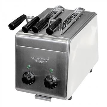 Tosti apparaat 2 sleuven | RVS CaterChef, Verzenden, Nieuw in verpakking