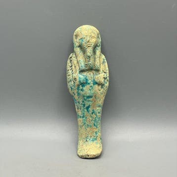 Replica van het oude Egyptische Geglazuurd faience-ushebti