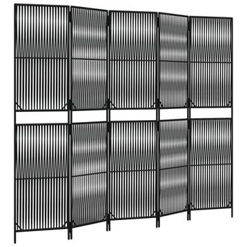 Kamerscherm 5 panelen Zwart | Retourdeal 35% Korting, Ophalen of Verzenden, Zo goed als nieuw