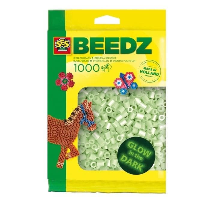 Strijkkralen glow in the dark 1000 stuks, Kinderen en Baby's, Speelgoed | Educatief en Creatief, Knutselen, Nieuw, Verzenden