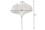 Decoratieve kapstokhaak set van 3 GINKGO 30cm zilver, Ophalen of Verzenden, Nieuw