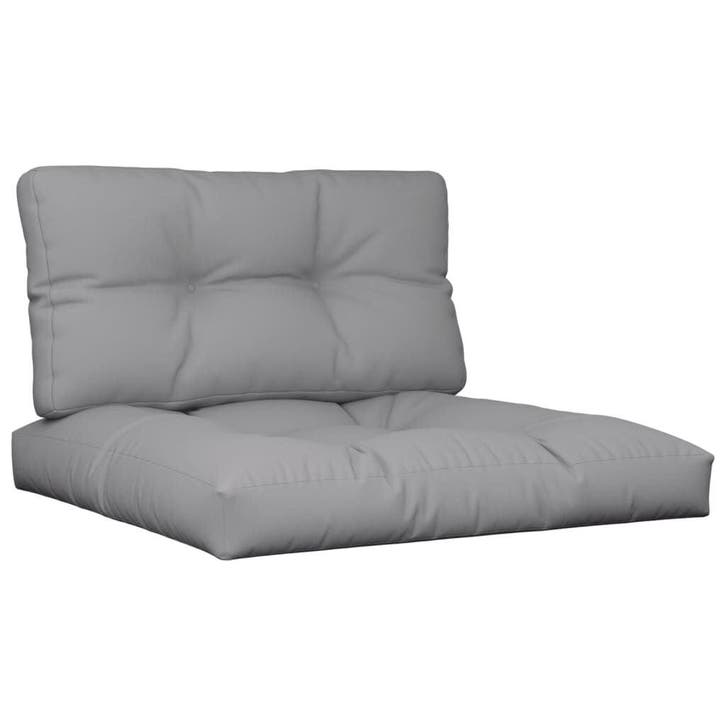 Loungekussens set grijs - Polyester | Laatste Stuk!, Tuin en Terras, Tuinmeubel-accessoires, Zo goed als nieuw, Ophalen of Verzenden