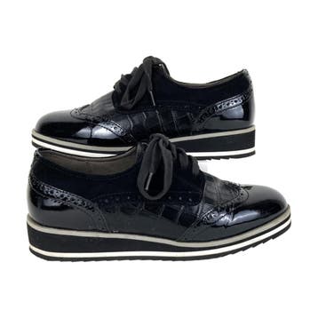 Caprice - Dames Oxford schoenen - Zwart - Maat 38, Kleding | Dames, Schoenen, Nieuw