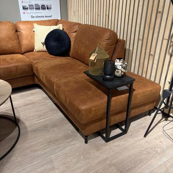 Hoekbank Creon Bruin - Profijt Meubel, Huis en Inrichting, Banken | Bankstellen, Hoekbank, Nieuw, 75 tot 100 cm, Ophalen of Verzenden
