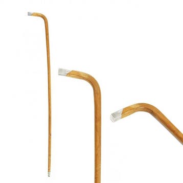 Wandelstok - Zilver, Hout