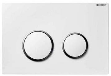 Geberit Sigma 20 drukplaat wit/glans/wit, Verzenden, Nieuw