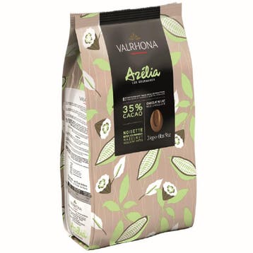 Valrhona Chocolade Druppels Melk Azelia (35%) 3kg, Verzenden, Nieuw
