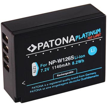 Fujifilm NP-W126S accu (Patona Platinum), Verzenden, Nieuw